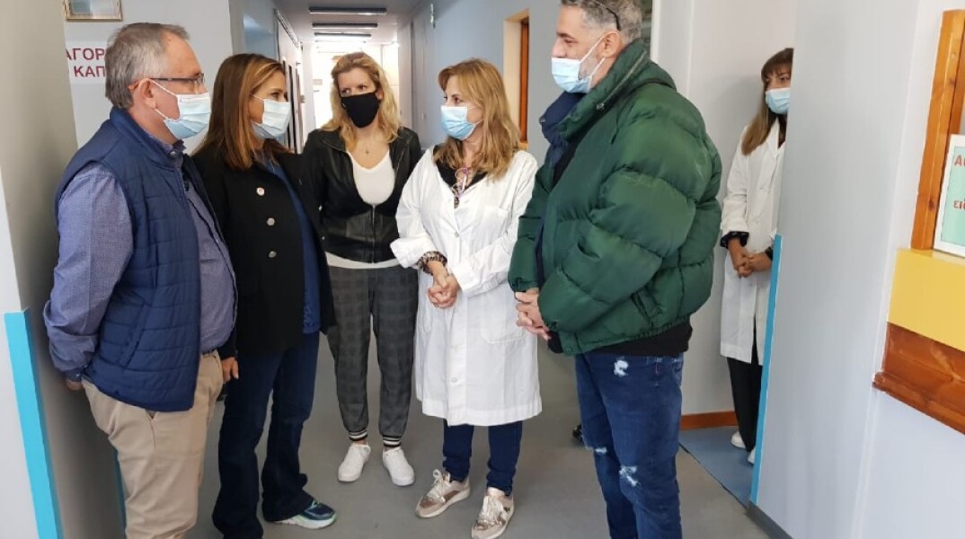 Επίσκεψη της Ζωής Ράπτη στη Σάμο