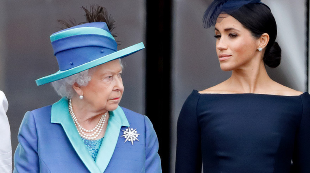 Βασίλισσα Ελισάβετ - Μέγκαν Μαρκλ 