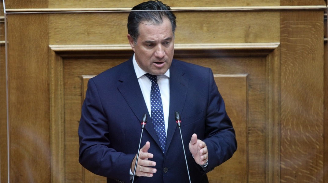 Ο υπουργός Ανάπτυξης και Επενδύσεων, Άδωνις Γεωργιάδης 