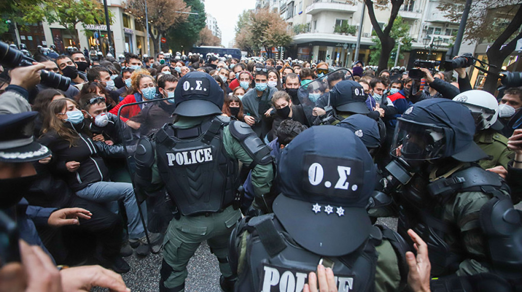 ΘΕΣΣΑΛΟΝΙΚΗ - 47η ΕΠΕΤΕΙΟΣ ΤΗΣ ΕΞΕΓΕΡΣΗΣ ΤΟΥ ΠΟΛΥΤΕΧΝΕΙΟΥ / ΕΝΤΑΣΗ ΚΑΙ ΠΡΟΣΑΓΩΓΕΣ ΣΕ ΣΥΓΚΕΝΤΡΩΣΗ ΑΡΙΣΤΕΡΩΝ ΟΡΓΑΝΩΣΕΩΝ