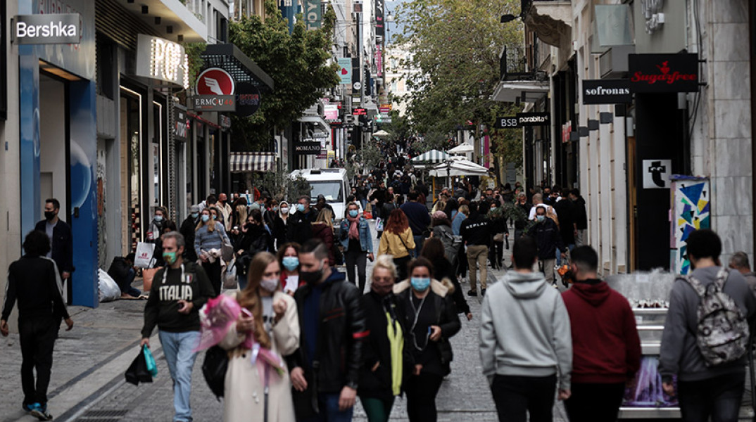 Αθήνα - Ερμού - Κορωνοϊός - COVID-19  