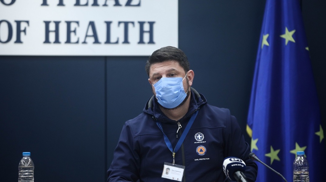 Ο υφυπουργός Πολιτικής Προστασίας, Νίκος Χαρδαλιάς