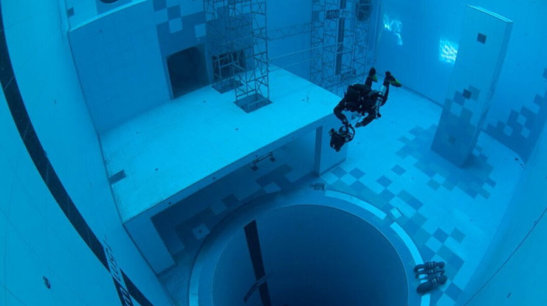 Το «Deepspot» στην Πολωνία, η βαθύτερη πισίνα του κόσμου, είναι ιδανική για εξερευνήσεις και εκπαίδευση στις καταδύσεις