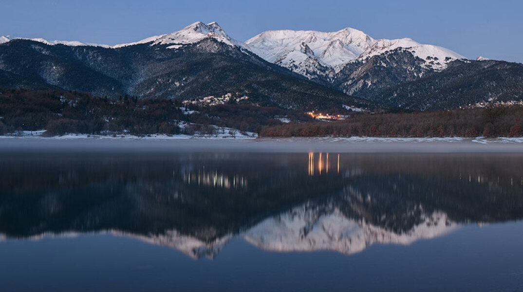 Ανατολή ηλίου στη Λίμνη Πλαστήρα