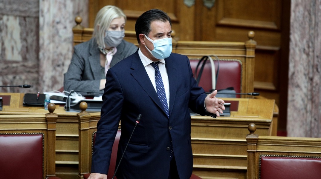 Ο υπουργός Ανάπτυξης και Επενδύσεων, Άδωνις Γεωργιάδης 