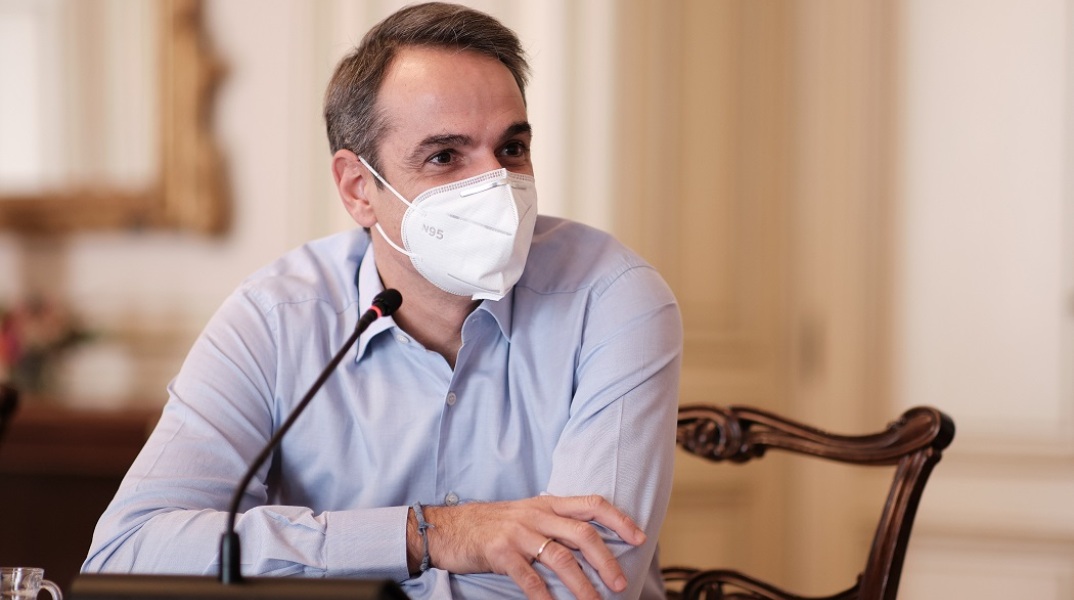 Στιγμιότυπο από την τηλεδιάσκεψη του Κυριάκου Μητσοτάκη με Έλληνες που ζουν στο εξωτερικό 