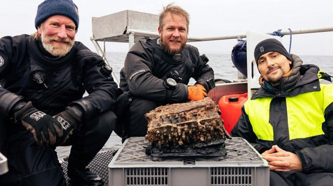 Δύτες εντόπισαν μια σπάνια μηχανή κρυπτογράφησης Enigma