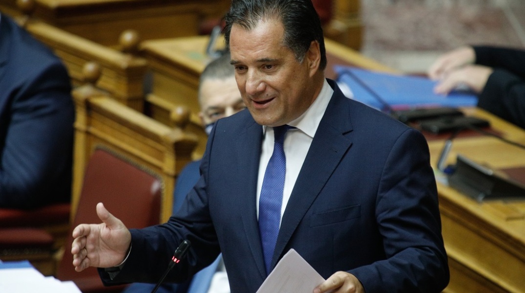 Ο υπουργός Ανάπτυξης και Επενδύσεων, Άδωνις Γεωργιάδης 