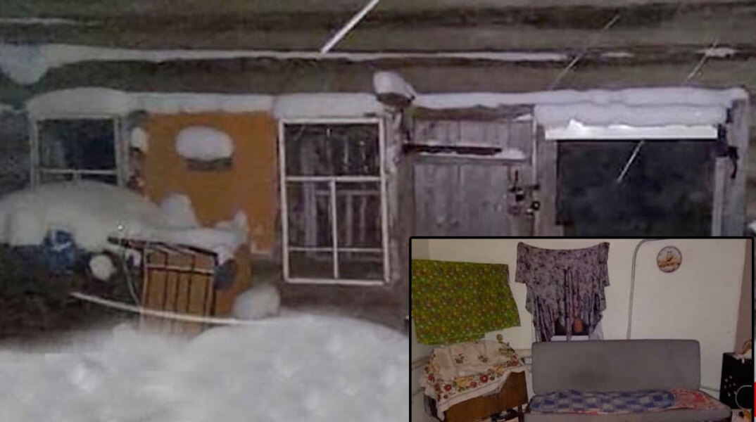 Το σπίτι όπου πραγματοποιήθηκε το πάρτι κατά τη διάρκεια του οποίου καταναλώθηκε το απολυμαντικό χεριών | Ένθετη: Εικόνα από το εσωτερικό της κατοικίας