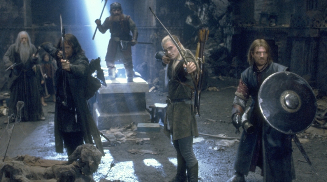 Σκηνή από την κινηματογραφική τριλογία «Ο Άρχοντας των Δαχτυλιδιών»