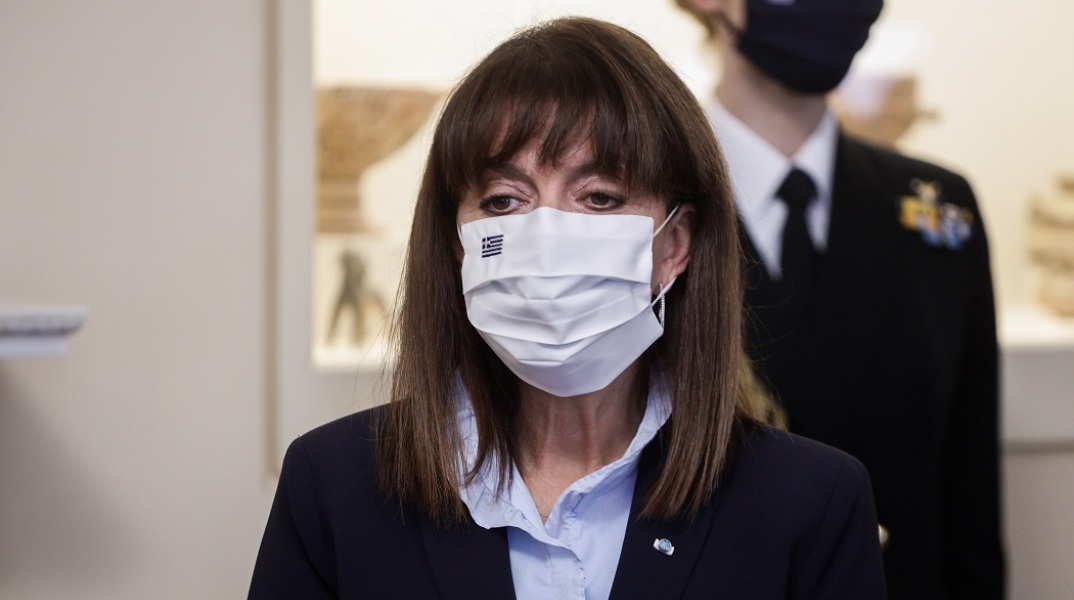 Η Πρόεδρος της Δημοκρατίας, Κατερίνα Σακελλαροπούλου