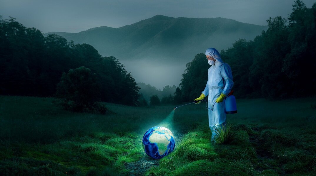 Εικονογράφηση για την πανδημία του κορωνοϊού