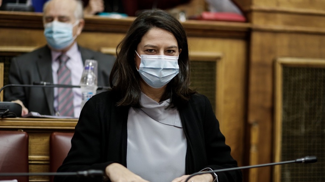 Η υπουργός Παιδείας, Νίκη Κεραμέως