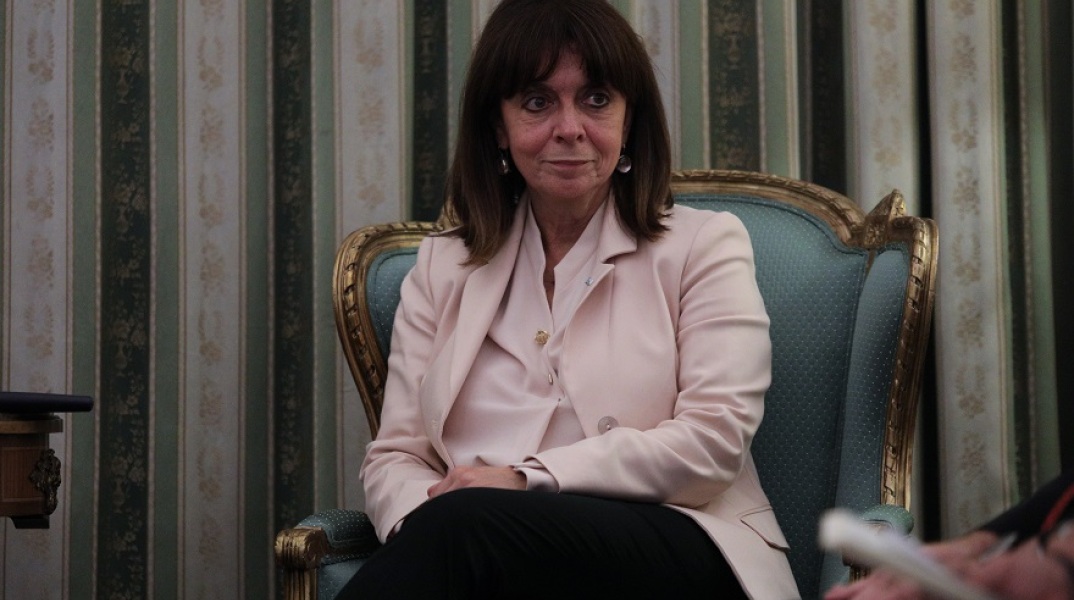 Η Πρόεδρος της Δημοκρατίας, Κατερίνα Σακελλαροπούλου