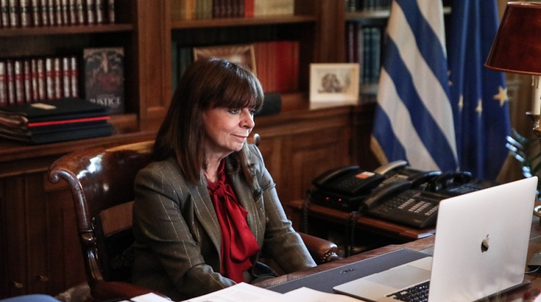 Η Πρόεδρος της Δημοκρατίας, Κατερίνα Σακελλαροπούλου 