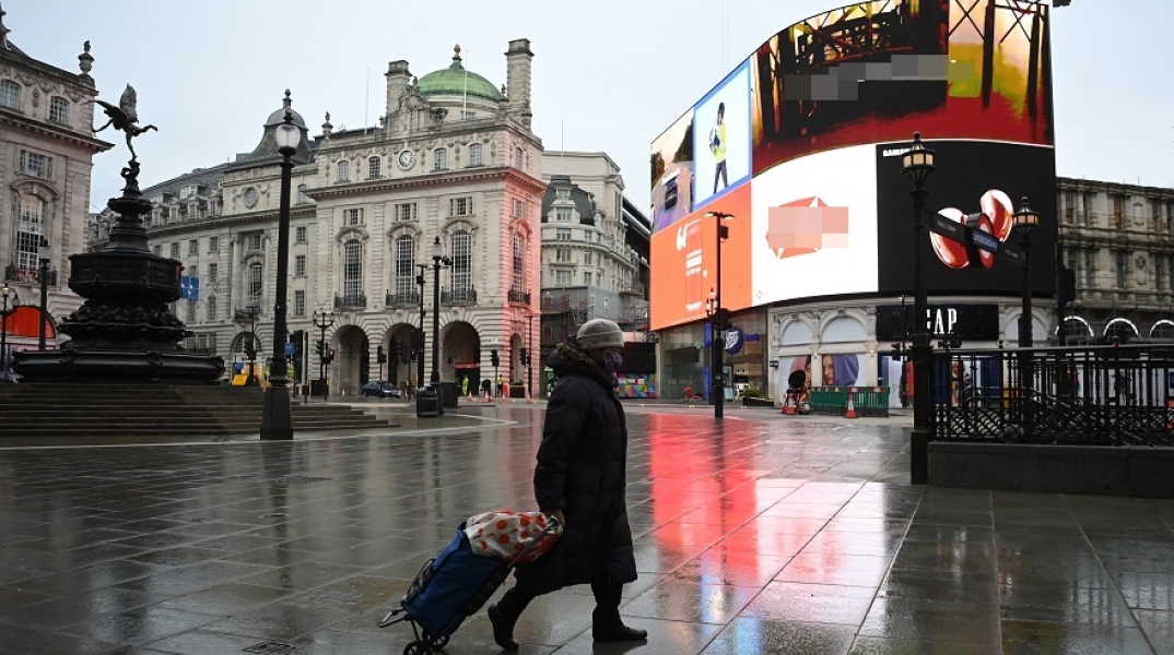 Στιγμιότυπο από το lockdown στη Βρετανία