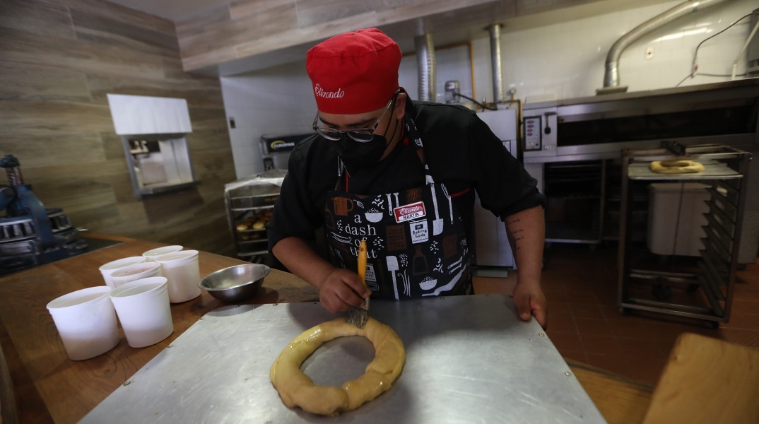 Εργαζόμενος ζαχαροπλάστης στο Μεξικό