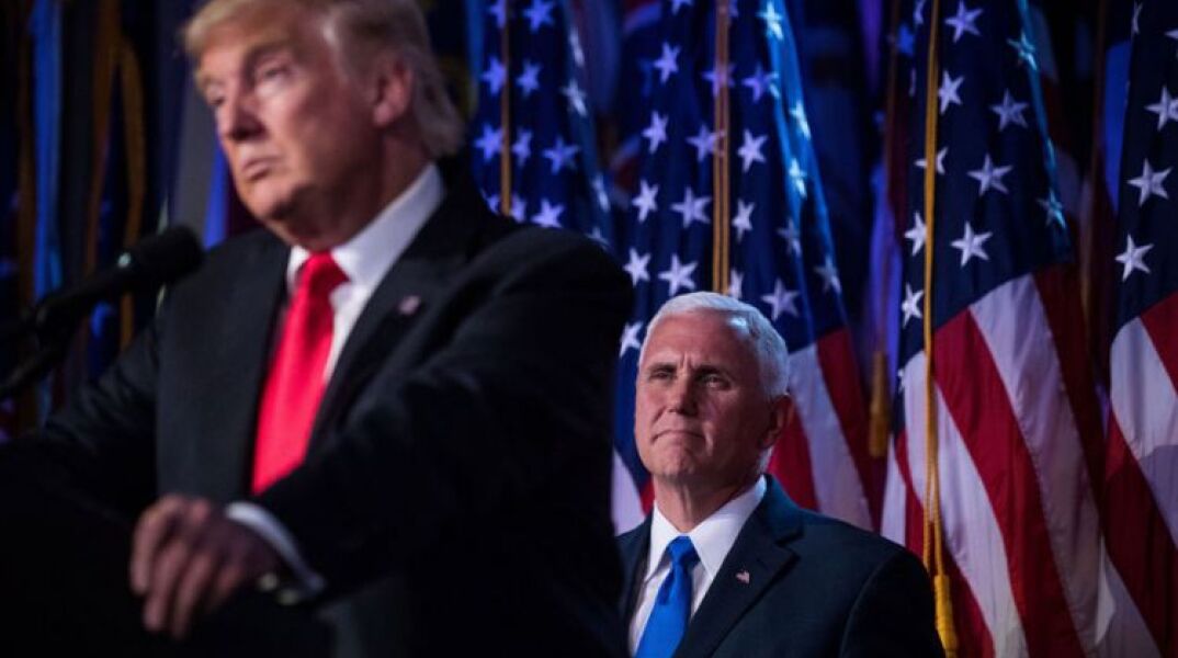 Μάικ Πενς και Ντόναλντ Τραμπ