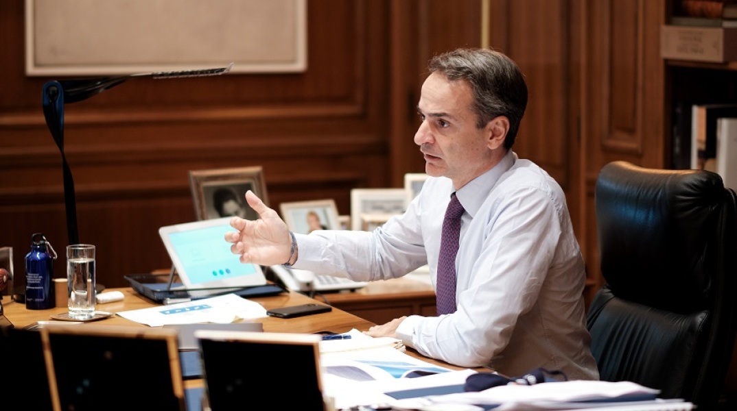 Ο πρωθυπουργός Κυριάκος Μητσοτάκης 