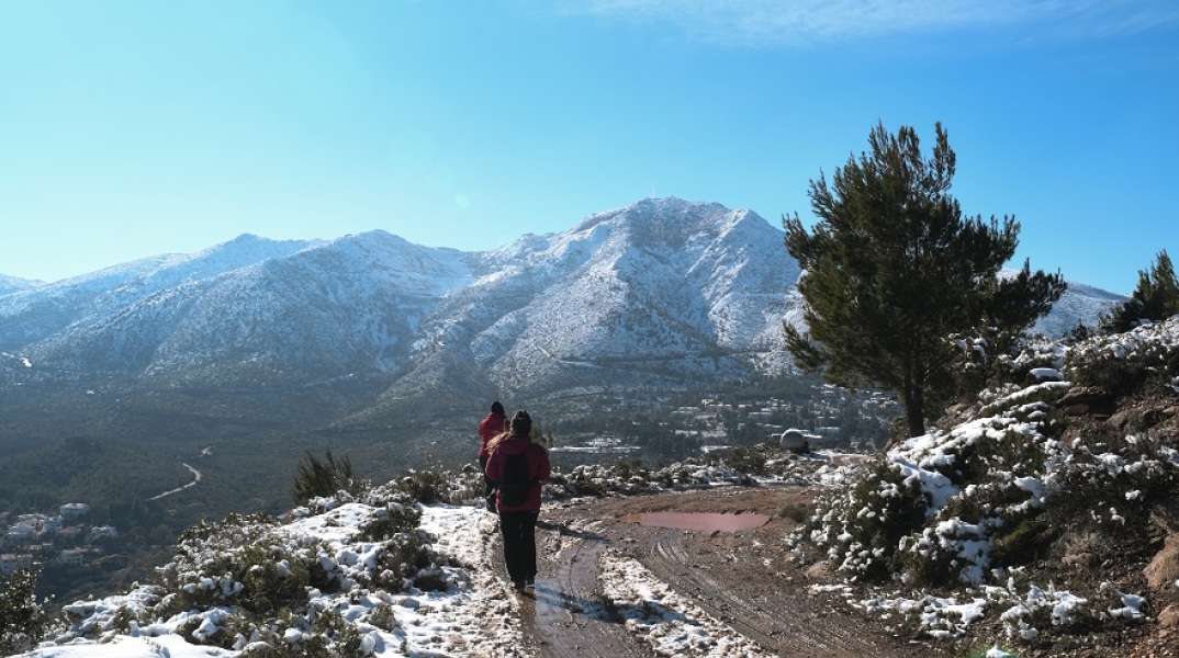 Χιόνια στον Διόνυσο