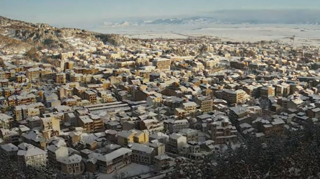 Χιόνια στη Φλώρινα - Το timelapse βίντεο από το πέρασμα της κακοκαιρίας «Λέανδρος»