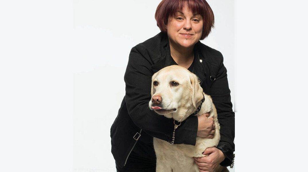 Ιωάννα-Μαρία Γκέρτσου, ιδρύτρια Σχολής Σκύλων-Οδηγών Λάρα