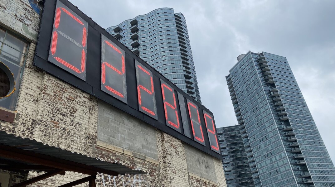 Παλαιότερη φωτογραφία από το ρολόι της αντίστροφης μέτρησης 