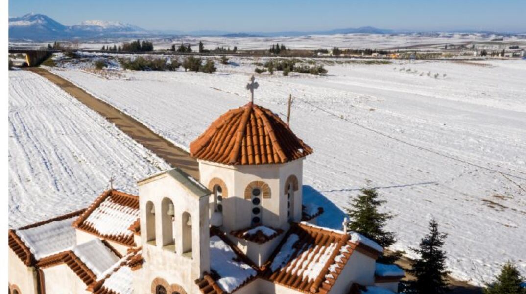Χιόνια στη Βοιωτία