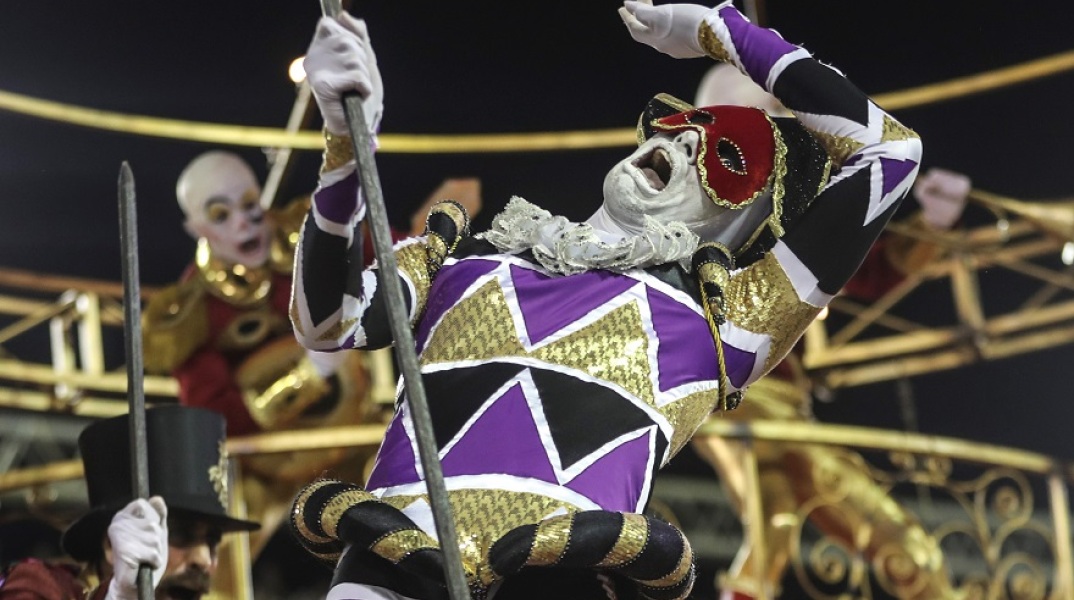 Στιγμιότυπο από το καρναβάλι του Ρίο