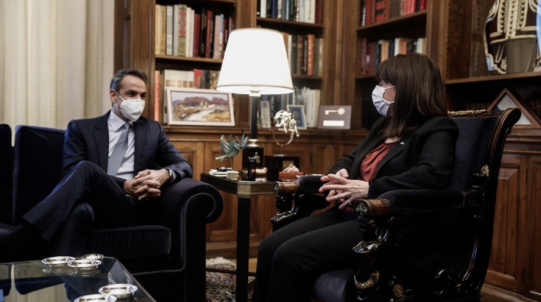 Συνάντηση Κυριάκου Μητσοτάκη με την ΠτΔ, Κατερίνα Σακελλαροπούλου