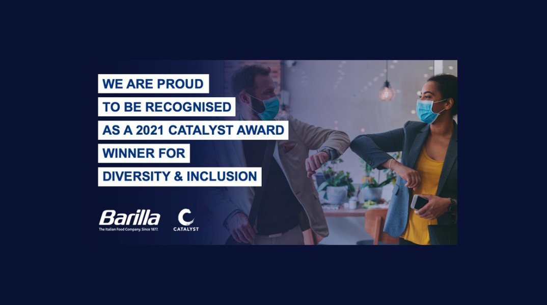 Tο βραβείο Premiere CATALYST 2021 στην BARILLA