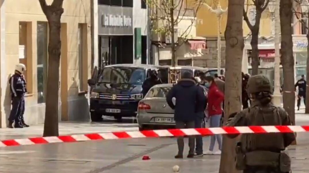 Το σημείο όπου βρέθηκε το κομμένο κεφάλι