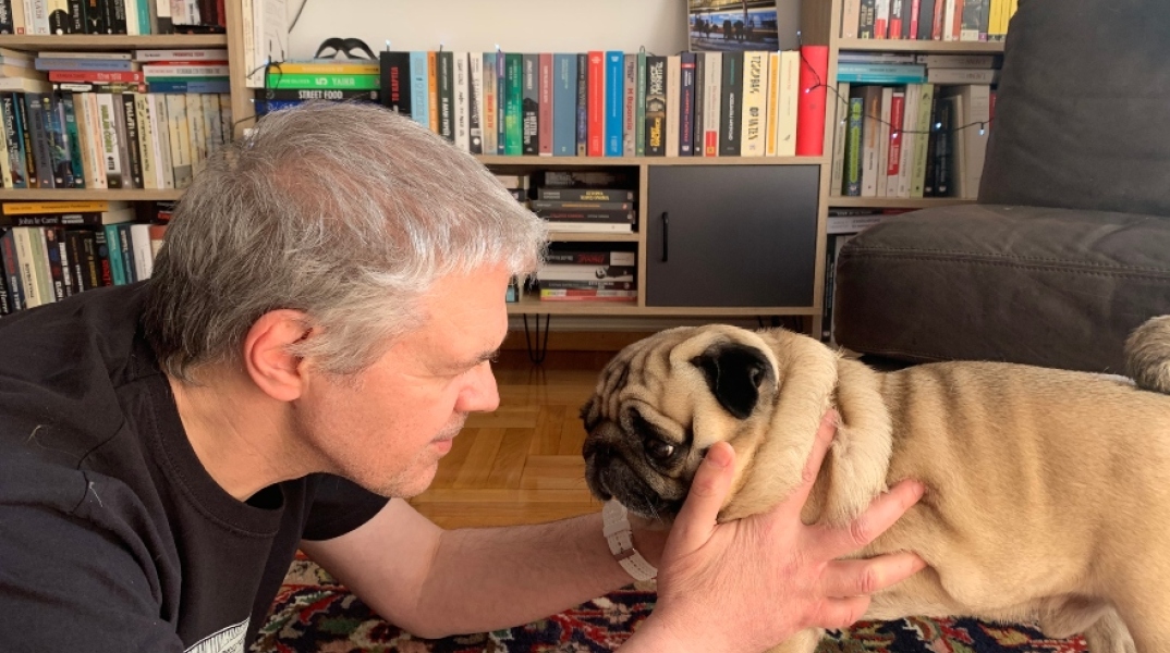 Ο Κυριάκος Αθανασιάδης με τον αγαπημένο του Αρσέν