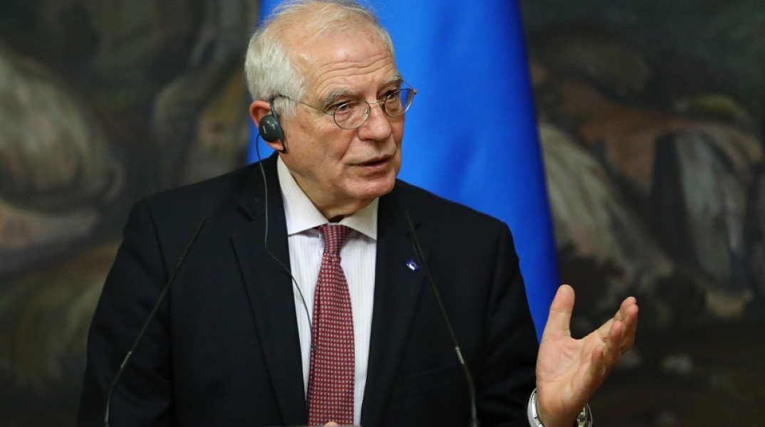 Στιγμιότυπο από την επίσκεψη του Ζοζέπ Μπορέλ στη Μόσχα