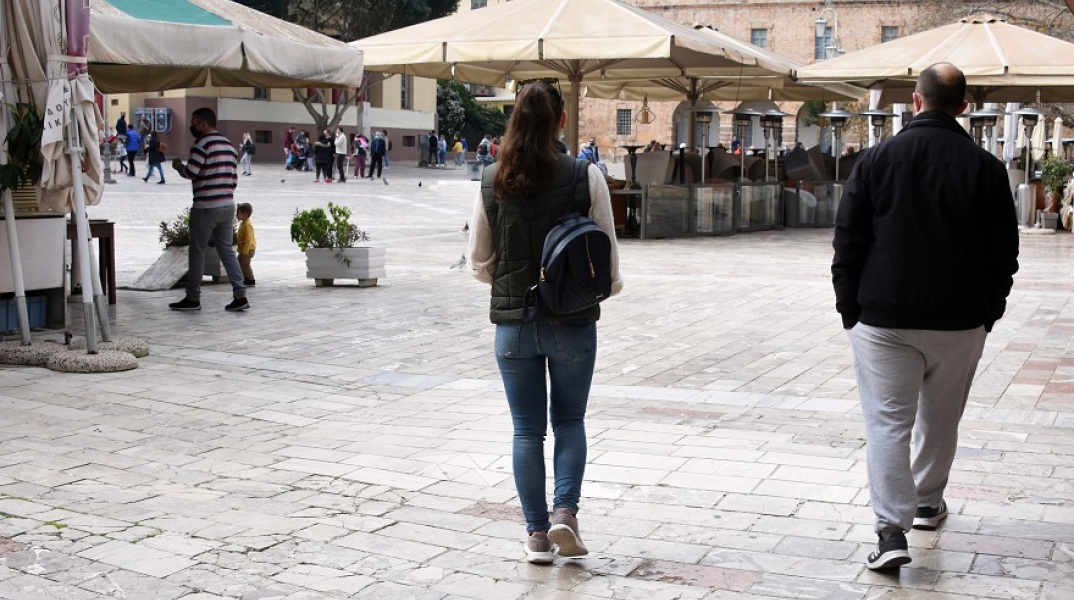 Στιγμιότυπο από το lockdown στο Ναύπλιο