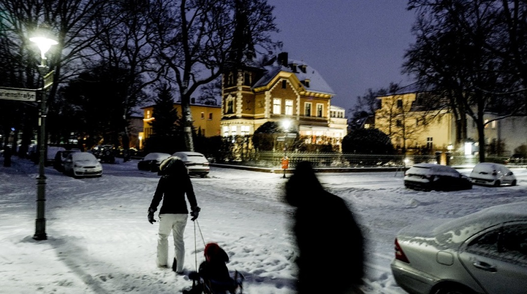 Χιονοπτώσεις στη Γερμανία