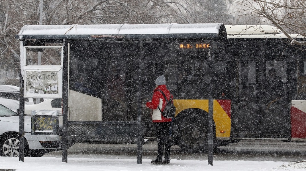 Χιόνια στη Θεσσαλονίκη (φωτογραφία αρχείου)