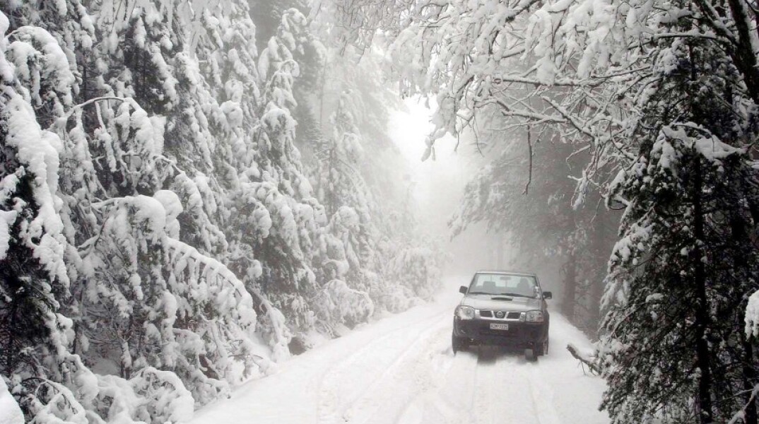 Χιόνια στην Κοζάνη