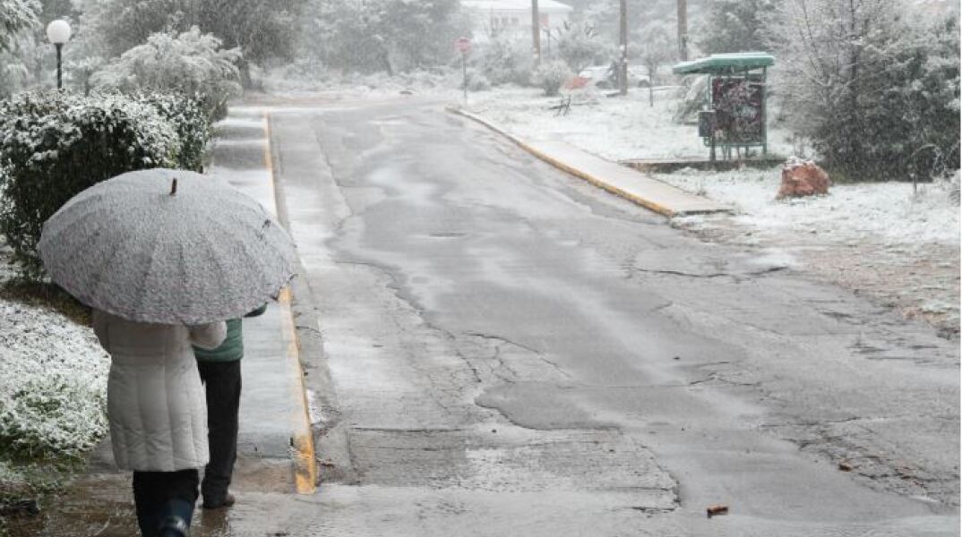 Χιόνια στην Αττική