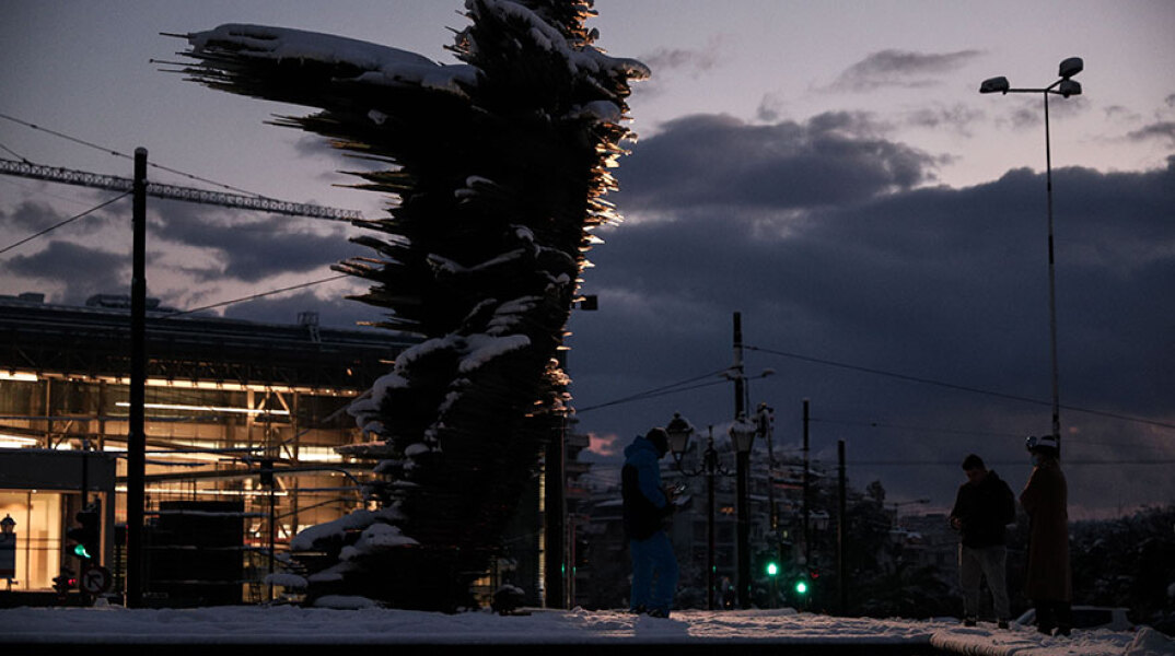 Κακοκαιρία «Μήδεια»: Χιόνια στον «Δρομέα»