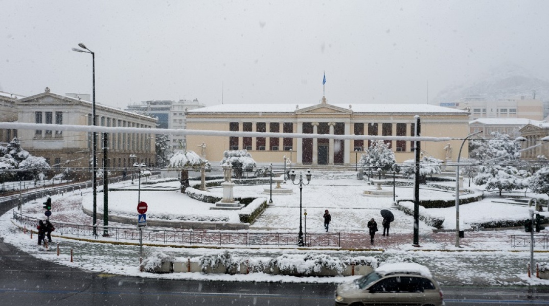 Χιόνια - Αθήνα