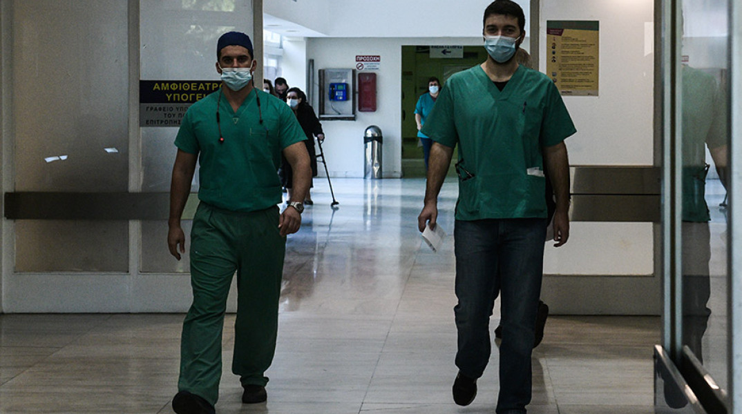 Στιγμιότυπο από το Γενικό Νοσοκομείο Αθηνών "Γ. Γεννηματάς"