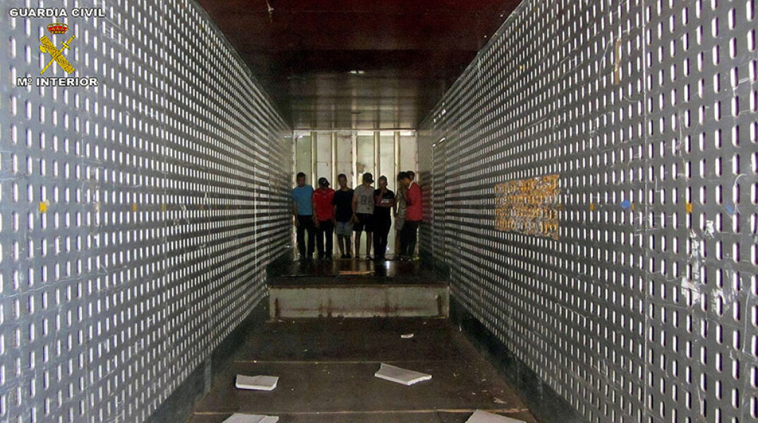 Μελίγια, ισπανικός θύλακας στο Μαρόκο: Μετανάστες εντοπίστηκαν σε ειδικά διαμορφωμένη κρύπτη κοντέινερ (ΦΩΤΟ ΑΡΧΕΙΟΥ)