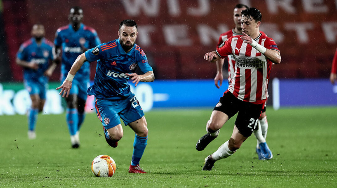 Αϊντχόφεν - Ολυμπιακός: Θρυλική πρόκριση στους «16» του Europa League παρά την ήττα με 2-1 στην Ολλανδία