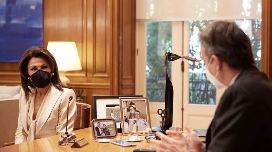 Γιάννα Αγγελοπούλου - Κυριάκος Μητσοτάκης