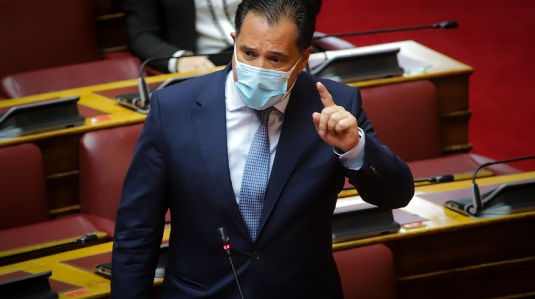 Ο υπουργός Ανάπτυξης και Επενδύσεων, Άδωνις Γεωργιάδης 