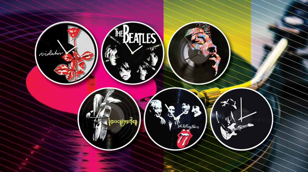 Youclockvinyls: Παλιά βινυλία γίνονται σούπερ ρολόγια τοίχου