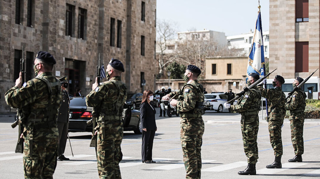 Η Κατερίνα Σακελλαροπούλου στη Ρόδο για την επέτειο από την ενσωμάτωση των Δωδεκανήσων στην Ελλάδα