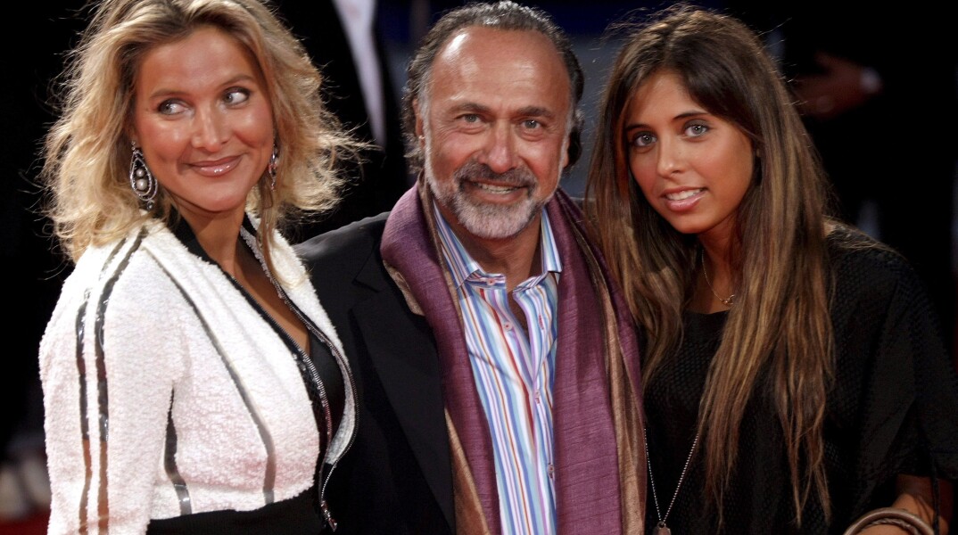 O Oλιβιέ Ντασό με τη σύζυγο και την κόρη του 