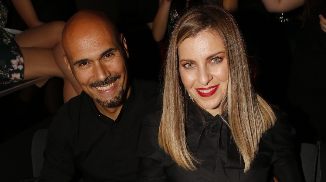 Ο φωτογράφος, Δημήτρης Σκουλός, με τη σύζυγό του, Τζέλα